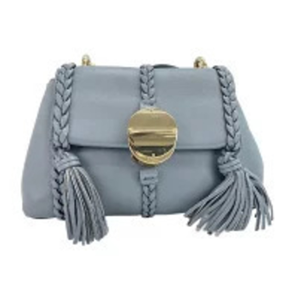 Chloe Penelope Leather Handbag Gray